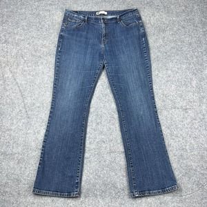Levi's Jeans Womens 16 515 Boot‎ Cut Flared Cotton Blue Denim Pants Ladies Y2K